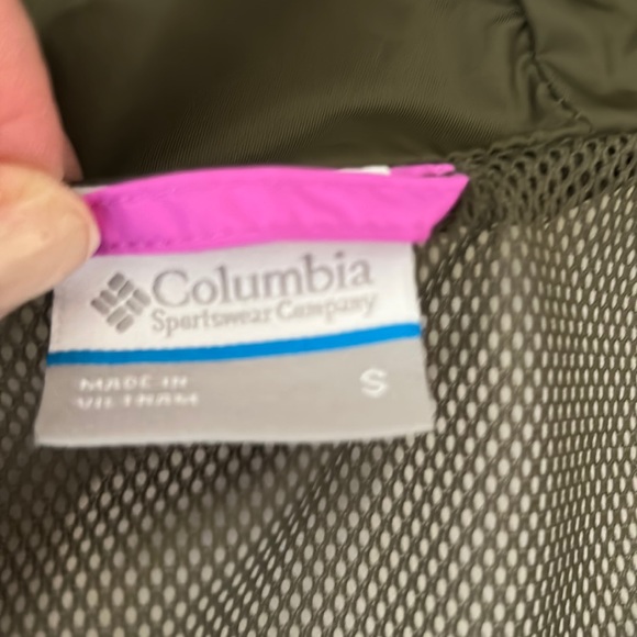 COLUMBIA pink lightweight jacket size small - Picture 11 of 14